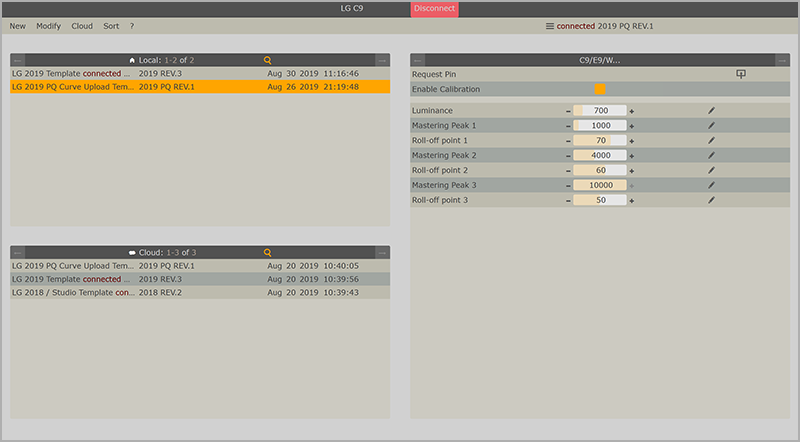 LG PQ Curve Template Upload Picture