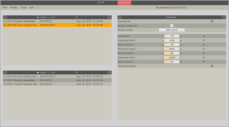 LG PQ Curve Template Upload Picture