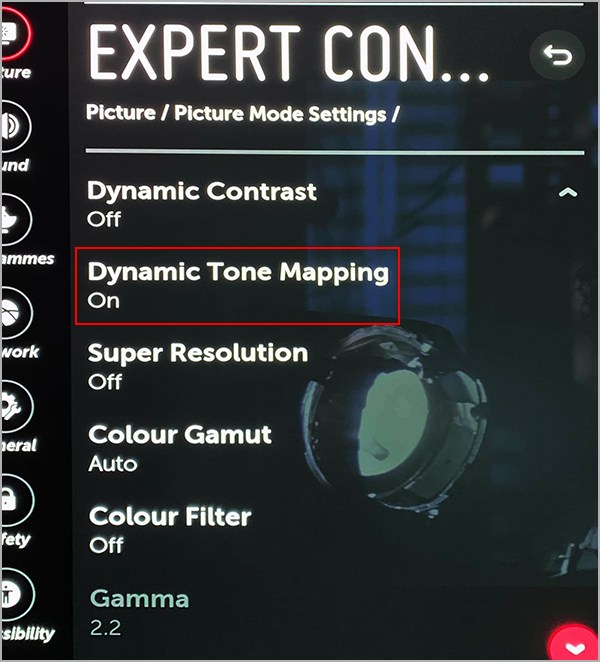 LG 2019 OLED TV's Dynamic Tone Mapping