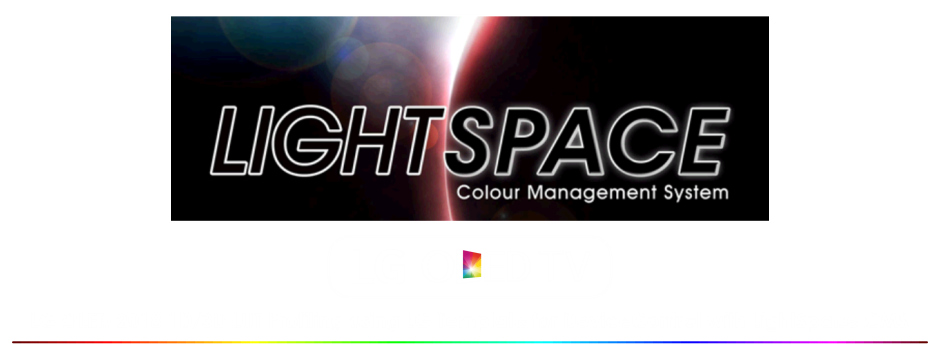 LG 2018 OLED Profiling using LightSpace CMS Logo