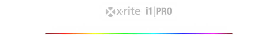 X-Rite i1PRO2 Spectrophotometer NIST Traceable Certification Logo
